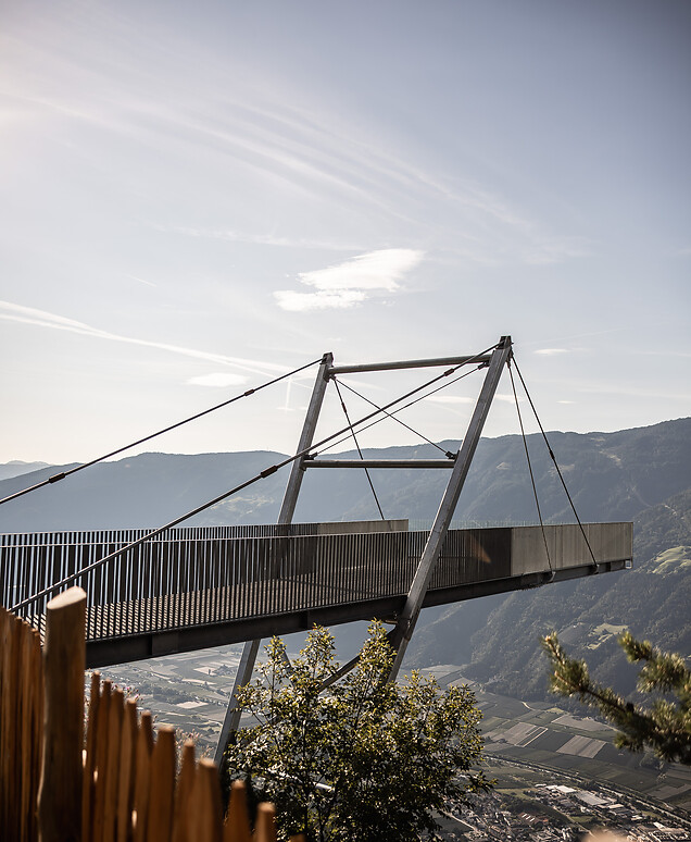 Unterstell viewpoint with mountain and valley panorama