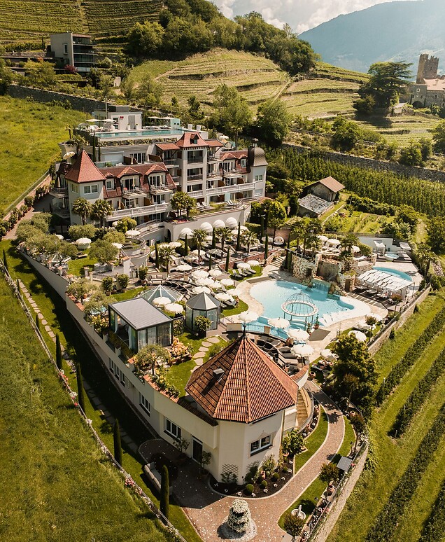 Sonnenschlössel des Hotel Preidlhofs in Naturns