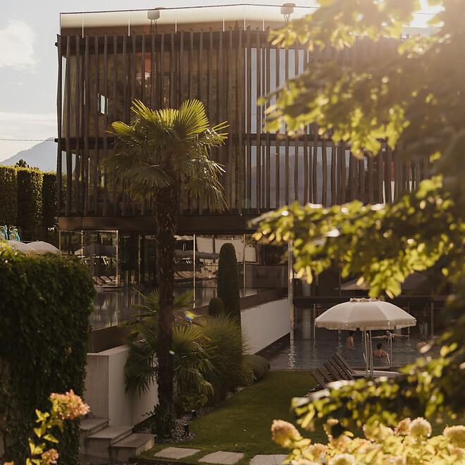 Wellnesstower vom Hotel Lindenhof in Naturns