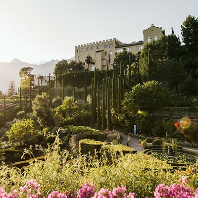 Die Gärten von Schloss Trauttmansdorff im Frühling