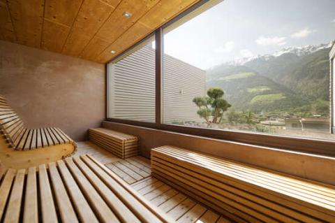 Family sauna in South Tyrol
